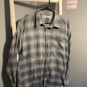 Men's Gray Plaid Shirt by